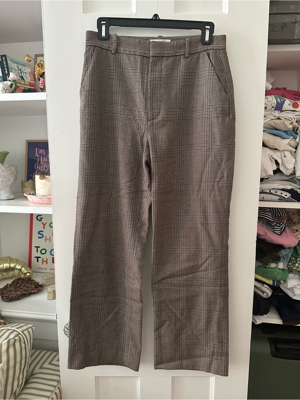 & other stories houndstooth pants